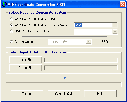 MIF Coordinate Conversion Tool